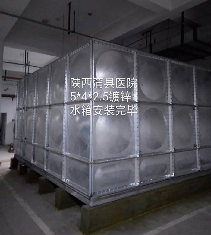 陝（shǎn）西50立方和75立方鍍鋅水箱